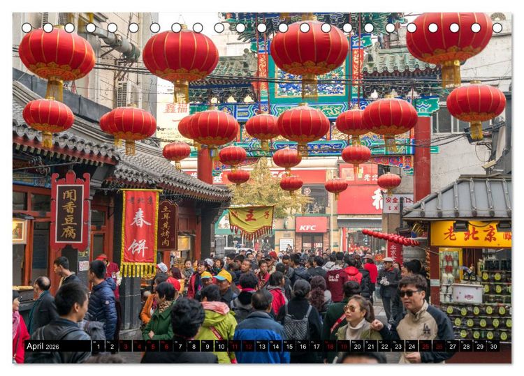 Produktbild: Peking - China (Tischkalender 2026 DIN A5 quer), CALVENDO Monatskalender