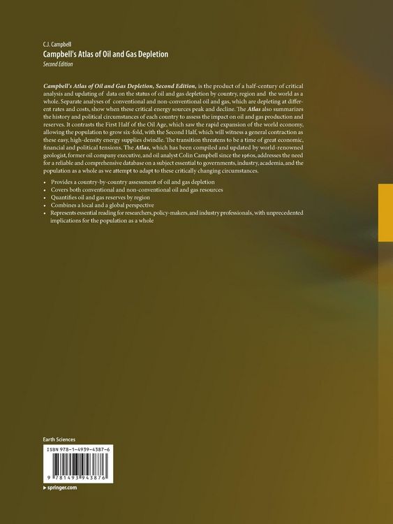 Produktbild: Campbell's Atlas of Oil and Gas Depletion