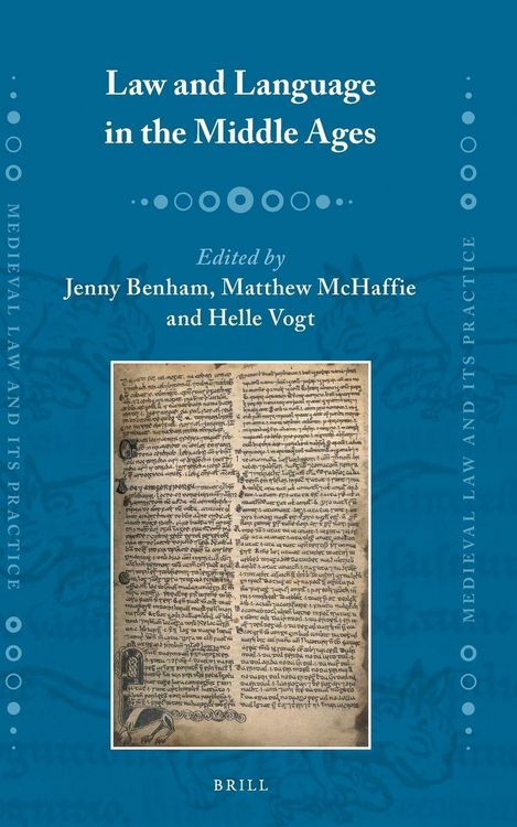 Produktbild: Law and Language in the Middle Ages