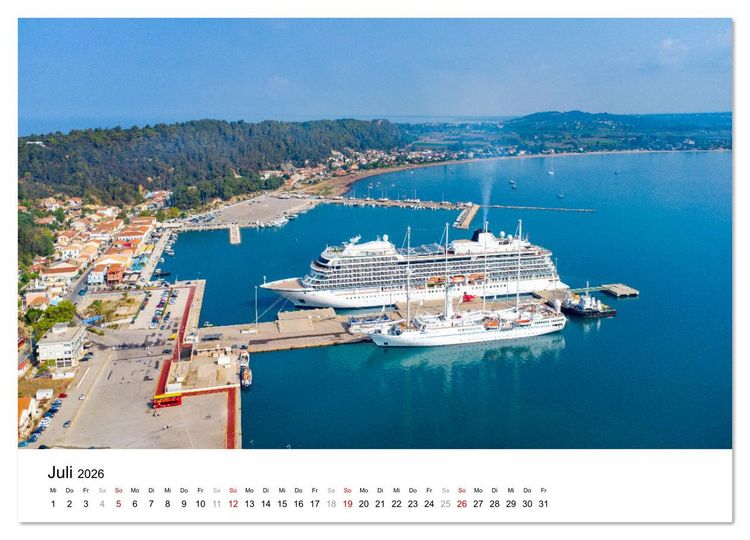 Produktbild: KATAKOLON - Griechenlands sch&ouml;nste Hafenstadt (Wandkalender 2026 DIN A2 quer), CALVENDO Monatskalender