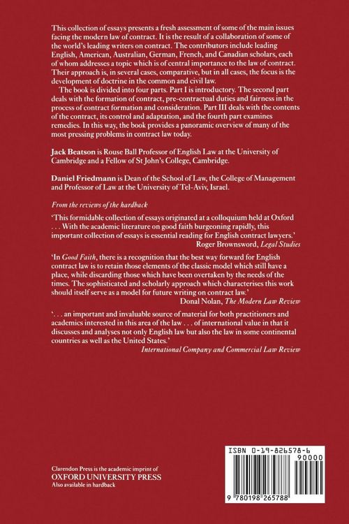 Produktbild: Good Faith and Fault in Contract Law