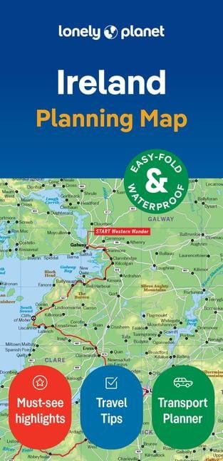 Produktbild: Lonely Planet Ireland Planning Map
