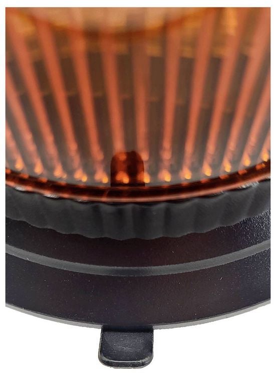 Produktbild: Berger & Schr&ouml;ter Rundumleuchte SM828-HH 12 V &uuml;ber Steckernetzteil Festmontage, Magnetfu&szlig; Orange