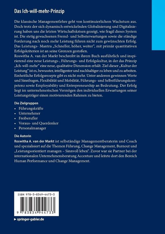 Produktbild: Das Ich-will-mehr-Prinzip