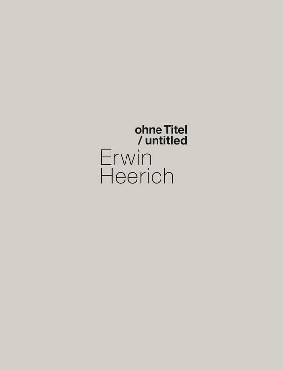 Produktbild: Erwin Heerich. ohne Titel/ untitled