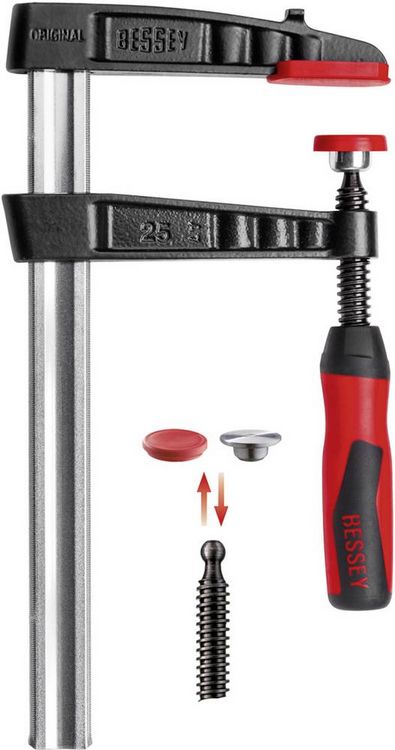Produktbild: Bessey TG40S12-2K Tiefspann-Schraubzwinge Spann-Weite (max.):400mm Ausladungs-Ma&szlig;e:120mm