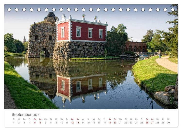 Produktbild: Dessau Design und ein sch&ouml;ner Park (Tischkalender 2026 DIN A5 quer), CALVENDO Monatskalender
