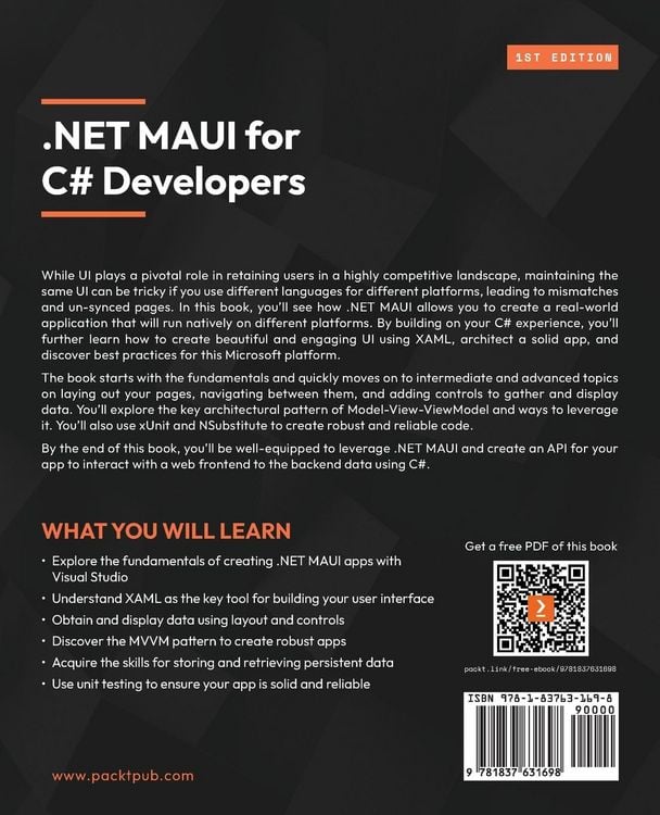Produktbild: NET MAUI for C# Developers