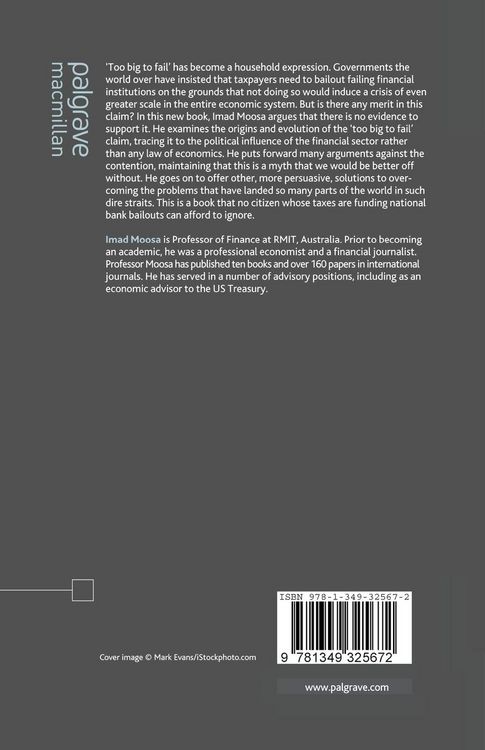Produktbild: The Myth of Too Big To Fail