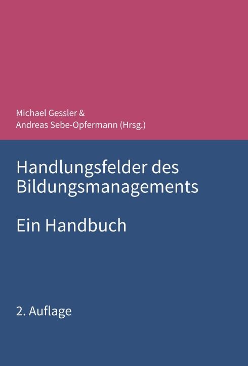 Produktbild: Handlungsfelder des Bildungsmanagements