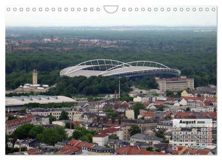 Produktbild: 1000 Jahre Leipzig (1015 - 2026) (Wandkalender 2026 DIN A4 quer), CALVENDO Monatskalender