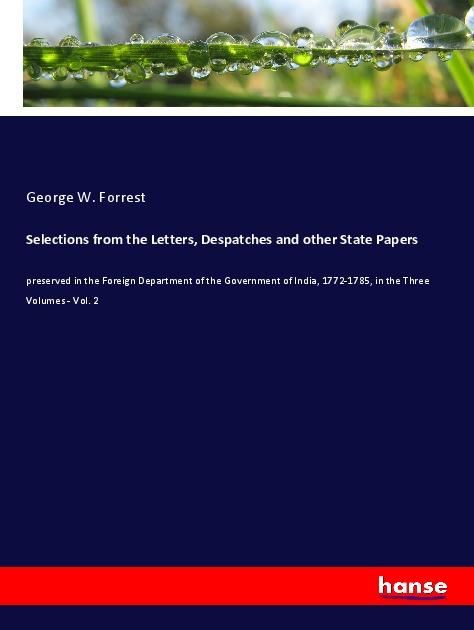 Produktbild: Selections from the Letters, Despatches and other State Papers