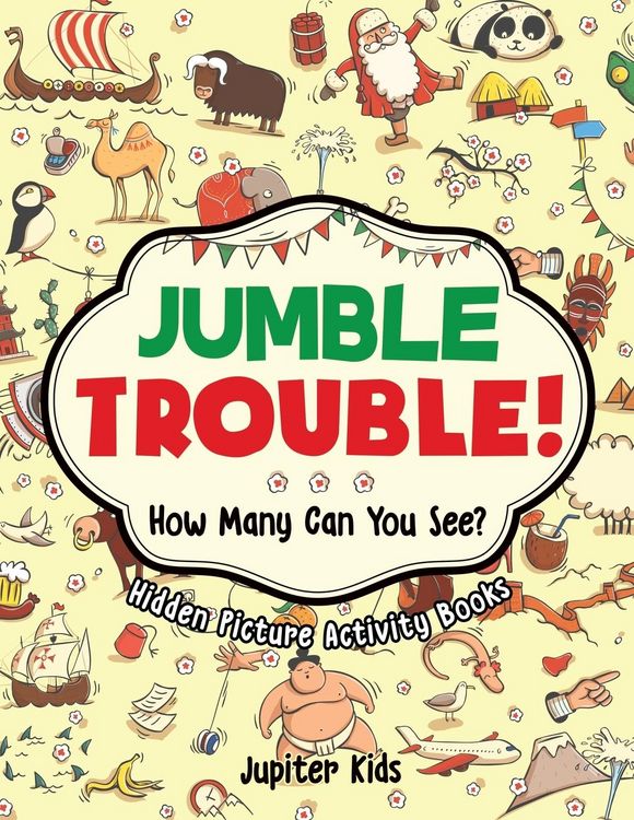 Produktbild: Jumble Trouble! How Many Can You See? Hidden Picture Activity Books