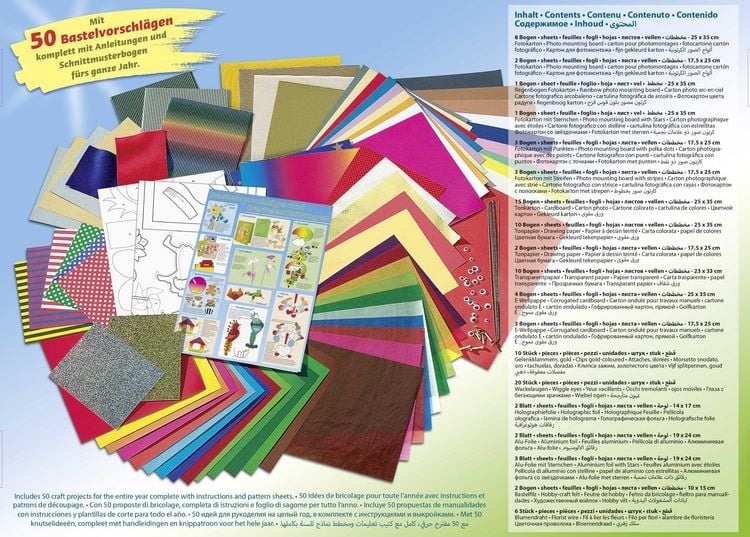 Produktbild: Folia Bastel-Koffer JUMBO 107-teilig