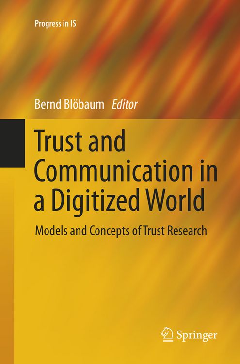 Produktbild: Trust and Communication in a Digitized World