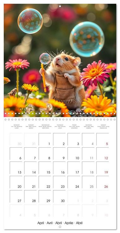 Produktbild: Small paws and great playfulness (Wall Calendar 2026 12 &times; 12 Inch) CALVENDO 12 Month Wall Calendar