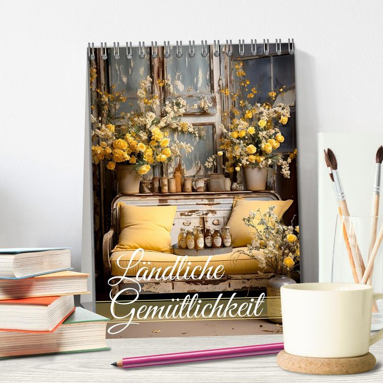 Produktbild: L&auml;ndliche Gem&uuml;tlichkeit (Tischkalender 2026 DIN A5 hoch), CALVENDO Monatskalender