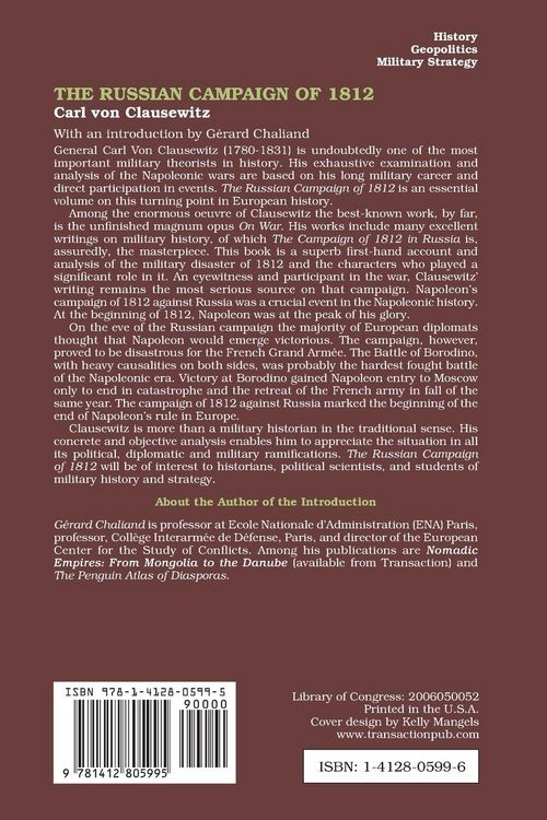 Produktbild: The Russian Campaign of 1812