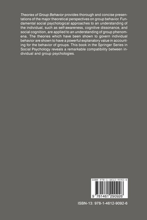 Produktbild: Theories of Group Behavior