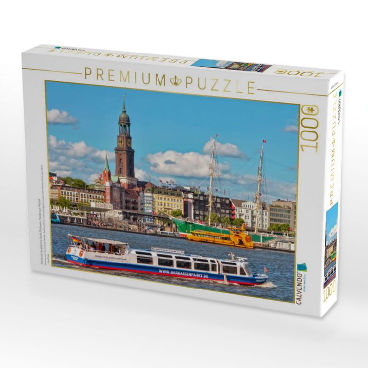 Produktbild: CALVENDO Puzzle Hamburg Hauptkirche Sankt Michaelis, Hamburger Michel | 1000 Teile Lege-Gr&ouml;&szlig;e 64x48cm Foto-Puzzle f&uuml;r gl&uuml;ckliche Stunden