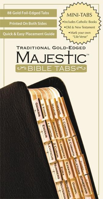 Produktbild: Bible Tab-Majestic-Gld-66tabs
