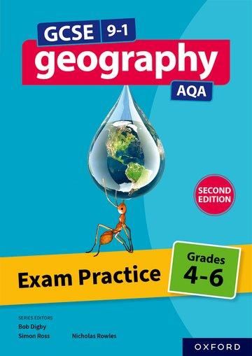 Produktbild: AQA GCSE Geography: Exam Practice: Grades 4-6 (Second Edition)