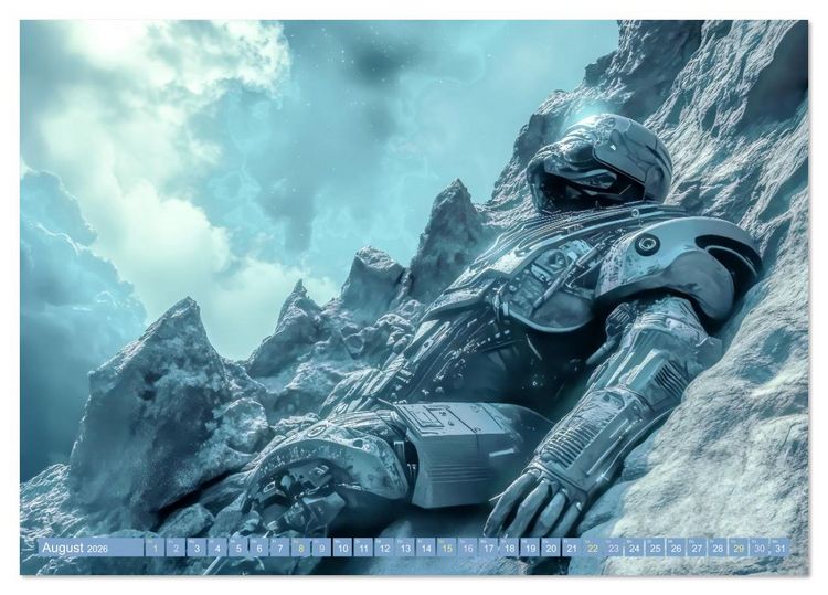 Produktbild: Science Fiction - Fremdartige V&ouml;lker und deren Spuren (Tischkalender 2026 DIN A5 quer), CALVENDO Monatskalender