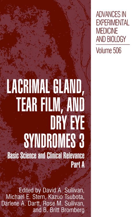 Produktbild: Lacrimal Gland, Tear Film, and Dry Eye Syndromes 3