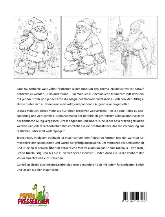 Produktbild: Nikolaustr&auml;ume - Ein Malbuch f&uuml;r besinnliche Momente