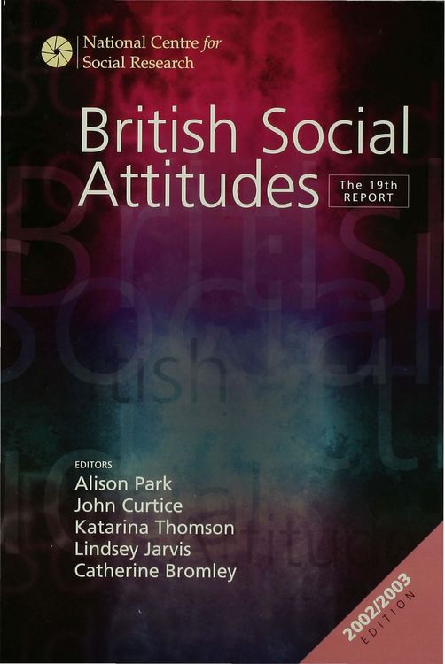 Produktbild: British Social Attitudes