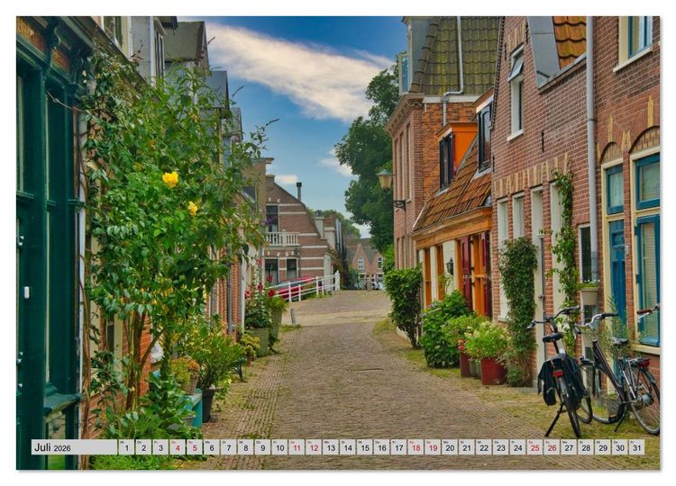Produktbild: Ungew&ouml;hnliches Nordholland (Wandkalender 2026 DIN A4 quer), CALVENDO Monatskalender