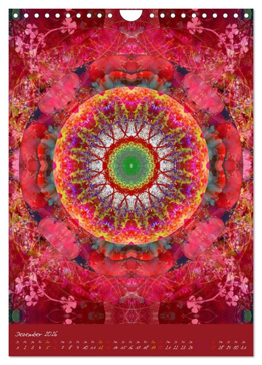 Produktbild: Bl&uuml;hende Mandalas (Wandkalender 2026 DIN A4 hoch), CALVENDO Monatskalender