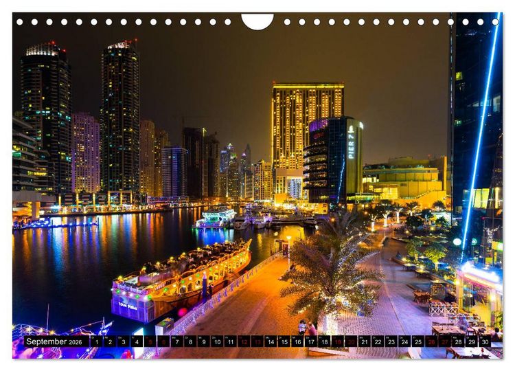 Produktbild: Dubai W&uuml;stenstadt (Wandkalender 2026 DIN A4 quer), CALVENDO Monatskalender