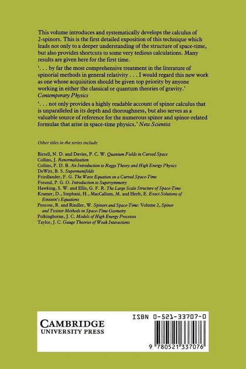 Produktbild: Spinors and Space-Time