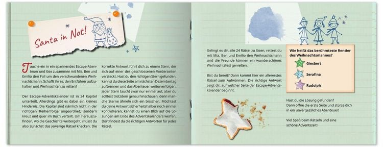 Produktbild: Der mysteri&ouml;se Weihnachtsdieb - Ein Escape-Adventskalender f&uuml;r Kids