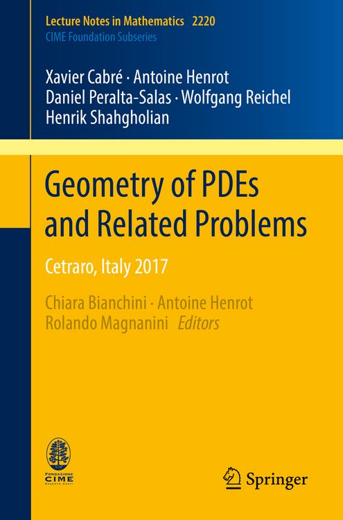Produktbild: Geometry of PDEs and Related Problems