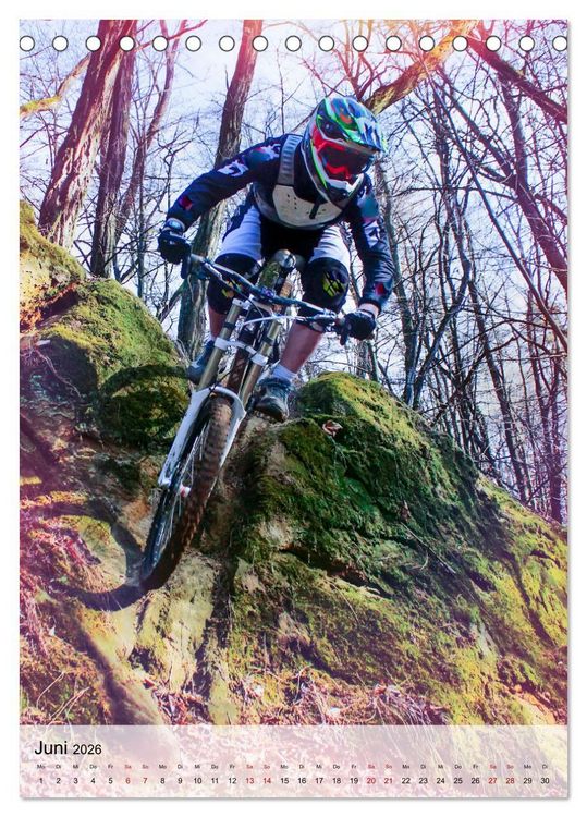 Produktbild: Mountainbike - einfach Spa&szlig; (Tischkalender 2026 DIN A5 hoch), CALVENDO Monatskalender