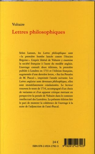 Produktbild: Fre-Lettres Philosophiques