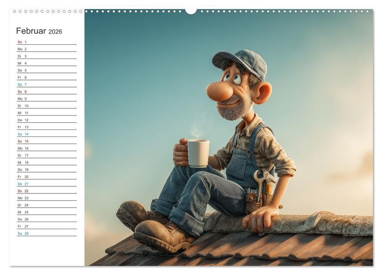 Produktbild: Kaffee, Kabel, Katastrophen (hochwertiger Premium Wandkalender 2026 DIN A2 quer), Kunstdruck in Hochglanz