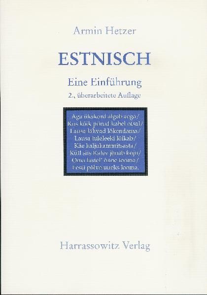 Produktbild: Hetzer, A: Estnisch / m. CD