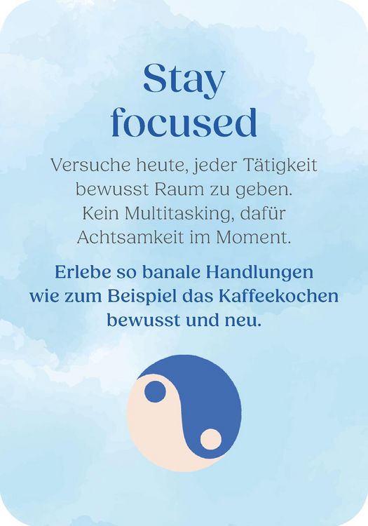 Produktbild: Dein Moment der Ruhe