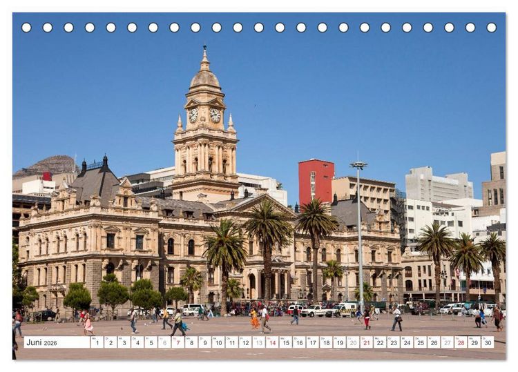 Produktbild: S&uuml;dafrika - Kapstadt (Tischkalender 2026 DIN A5 quer), CALVENDO Monatskalender