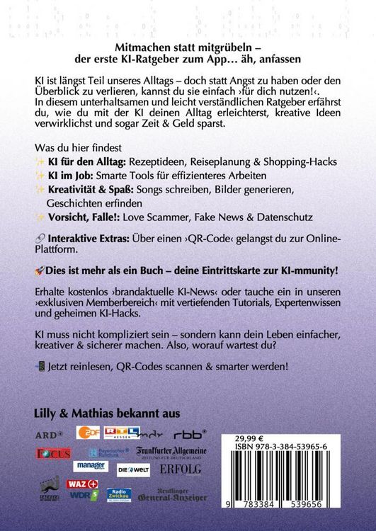 Produktbild: KI-doof - Der weltweit erste interaktive KI-Ratgeber &ndash; verst&auml;ndlich, praxisnah & mit Zugang zur eigenen Online-Plattform: der exklusiven KI-mmunity.