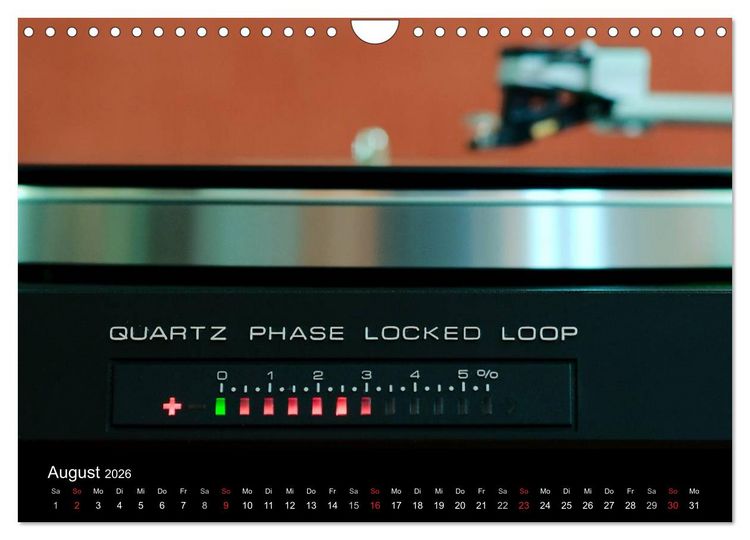 Produktbild: Vintage Turntables Made In Schwarzwald (Wandkalender 2026 DIN A4 quer), CALVENDO Monatskalender