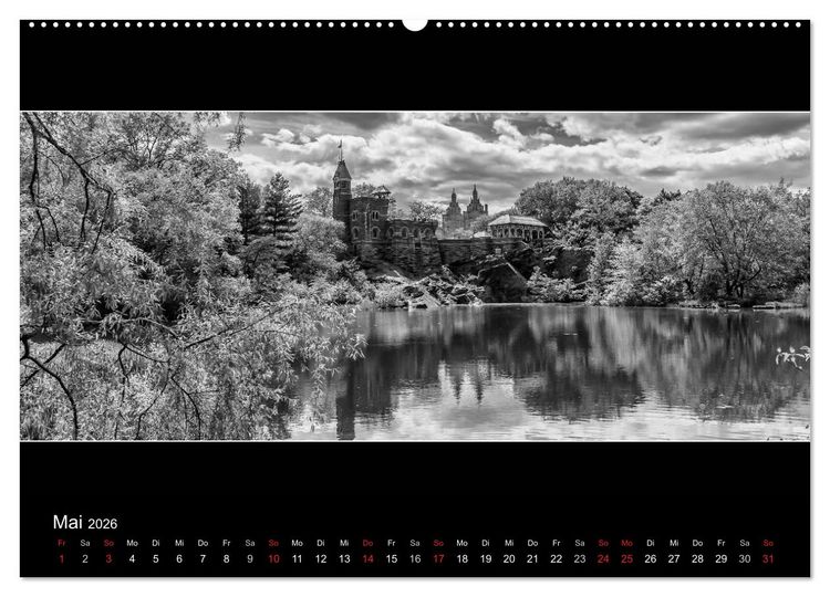 Produktbild: NEW YORK CITY H&ouml;hepunkte im Panoramaformat (Wandkalender 2026 DIN A2 quer), CALVENDO Monatskalender
