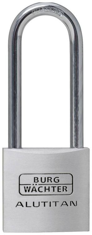 Produktbild: Burg W&auml;chter 36041 Vorh&auml;ngeschloss 29.70 mm verschieden schlie&szlig;end Aluminium Schl&uuml;sselschloss