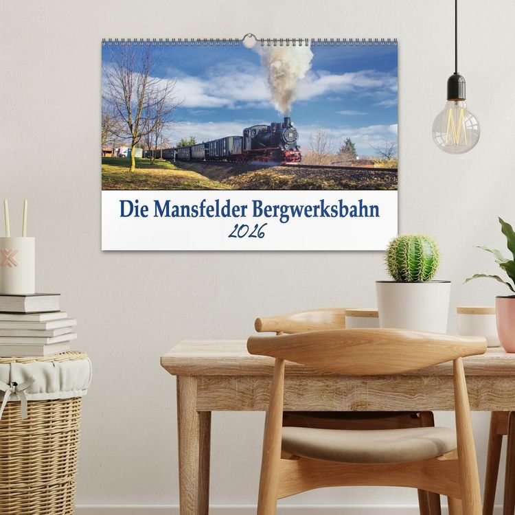 Produktbild: Die Mansfelder Bergwerksbahn (Wandkalender 2026 DIN A3 quer), CALVENDO Monatskalender