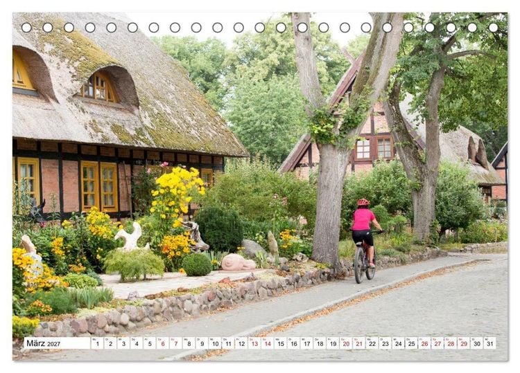 Produktbild: Radland Deutschland - Mecklenburgische Seenplatte (Tischkalender 2027 DIN A5 quer), CALVENDO Monatskalender