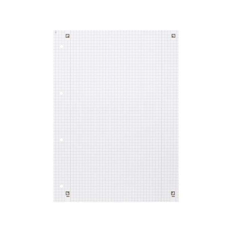 Produktbild: OXFORD Collegeblock A4+ 80 Blatt, kariert mit Rand links und rechts, 90 g/m&sup2;, 4fach gelocht