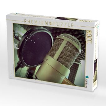 Produktbild: CALVENDO Puzzle Studio Mikrofon | 1000 Teile Lege-Gr&ouml;&szlig;e 64x48cm Foto-Puzzle f&uuml;r gl&uuml;ckliche Stunden